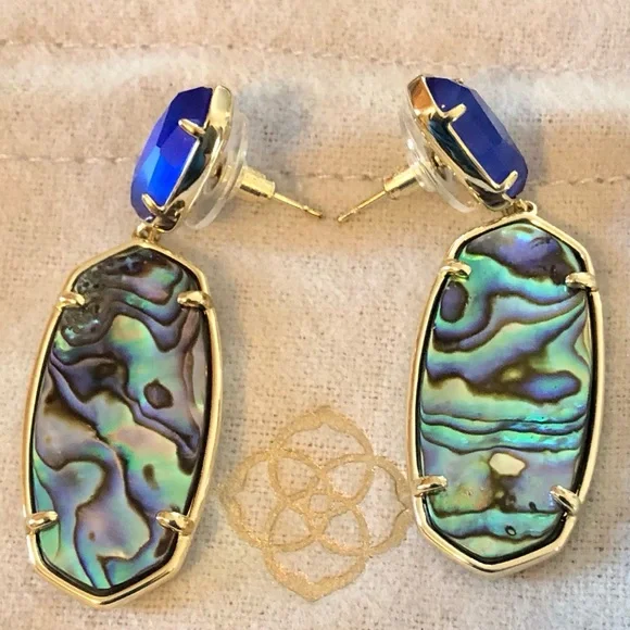 EUC Kendra Scott Statement Elle Earrings - Picture 6 of 11